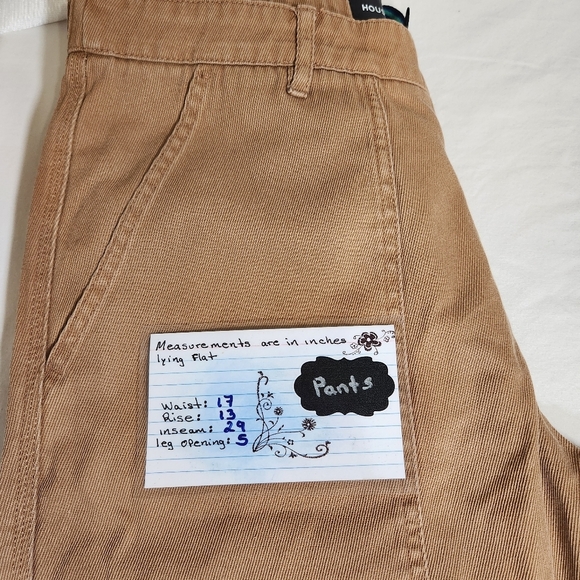 2 Fo 20 Tan Cargo Joggers with Drawstring Waist and Elastic Cuffs - Picture 7 of 9